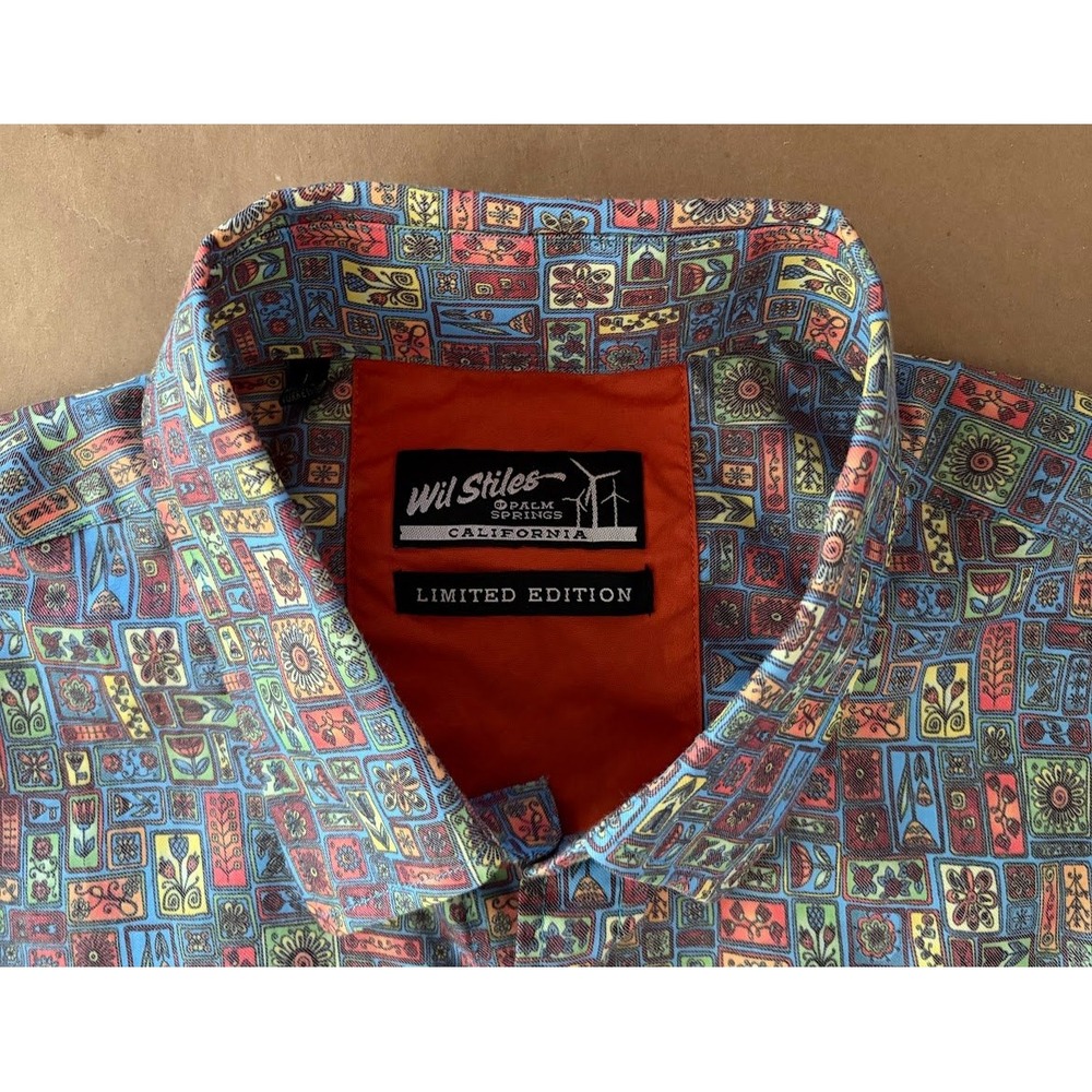 Wil Stiles Palm Springs Limited Edition Mens Multicolor Shirt MCM Retro Mod
Tiki - Picture 2 of 8